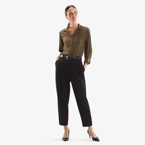 NEW MM LaFleur The Costello Pant—Light Twill Black Dress Pant Women’s Size 14